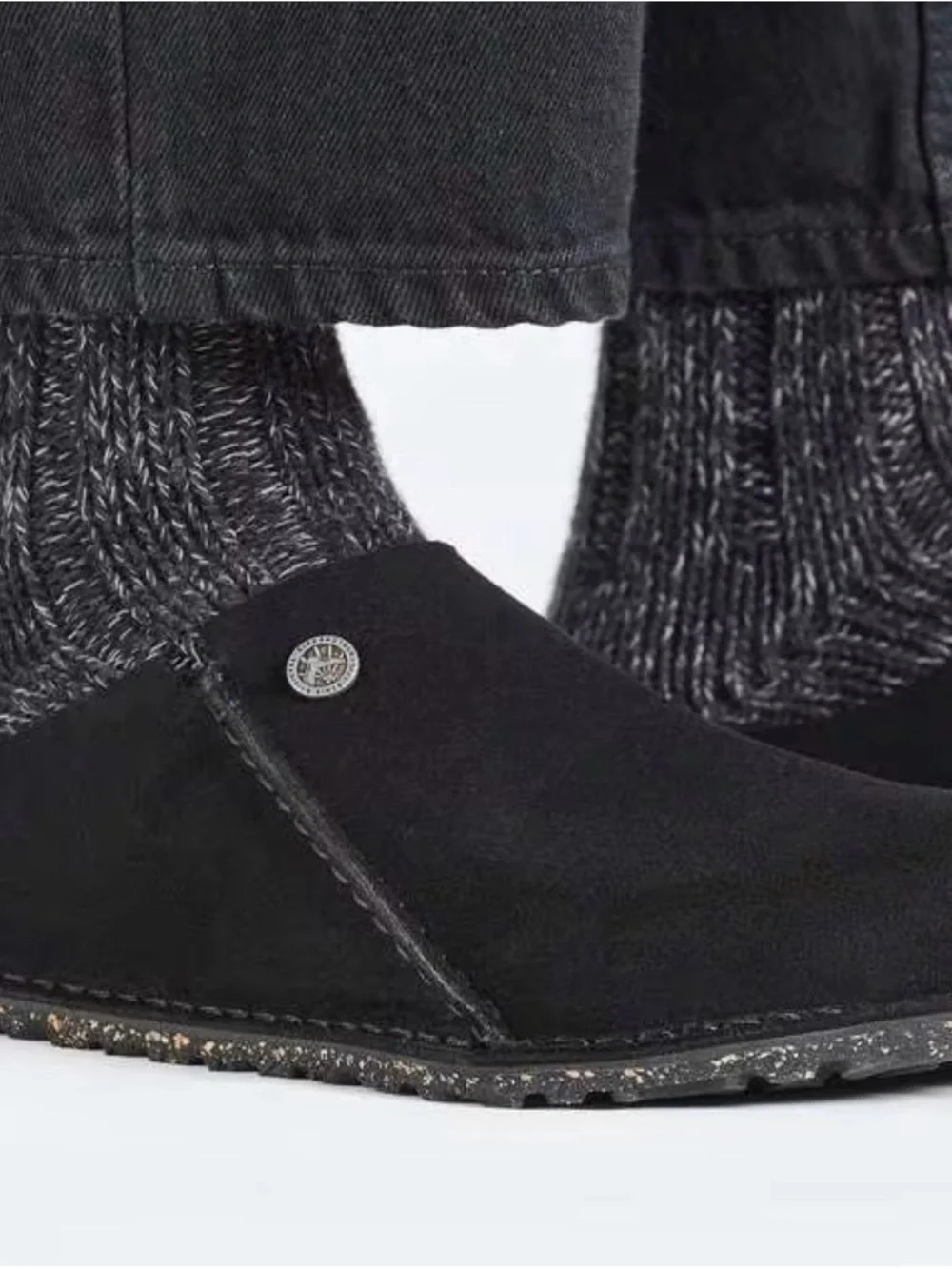 Men's Birkenstock Black Classic Zermatt